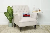 Patriotic Truck Hooked Throw Pillow 6" x 12"