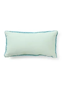 Patriotic Truck Hooked Throw Pillow 6" x 12"