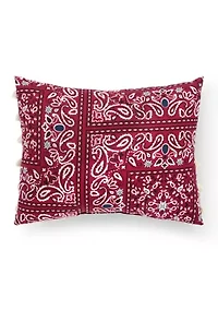 Star Striped Applique Pillow