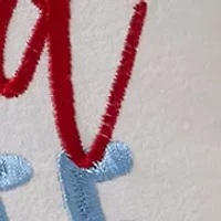 Red White and Blue Flag Pillow 10" x 10"