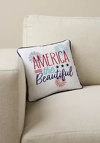 America The Beautiful Mini Pillow