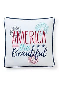 America The Beautiful Mini Pillow