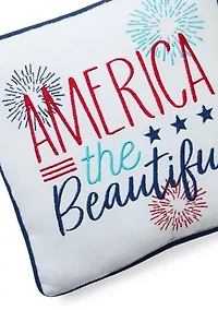 America The Beautiful Mini Pillow