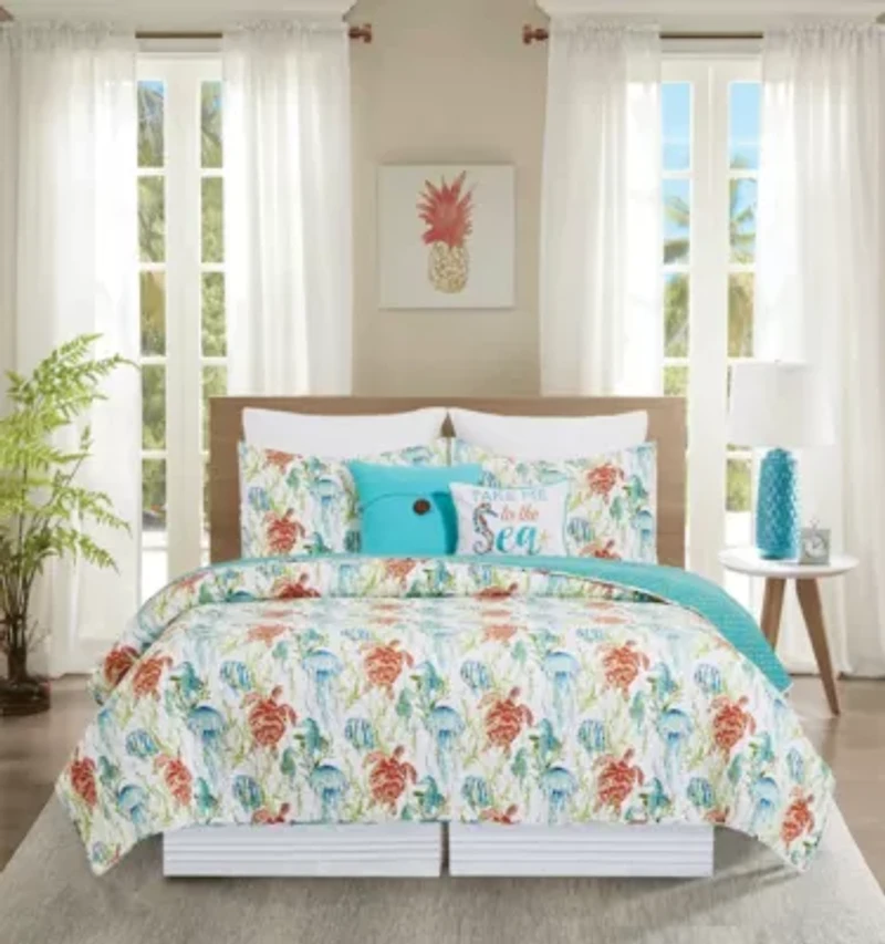 Paradise Sound King Quilt Set