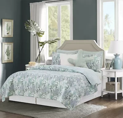 Shoreline Waters Twin 2-Piece Quilt Set