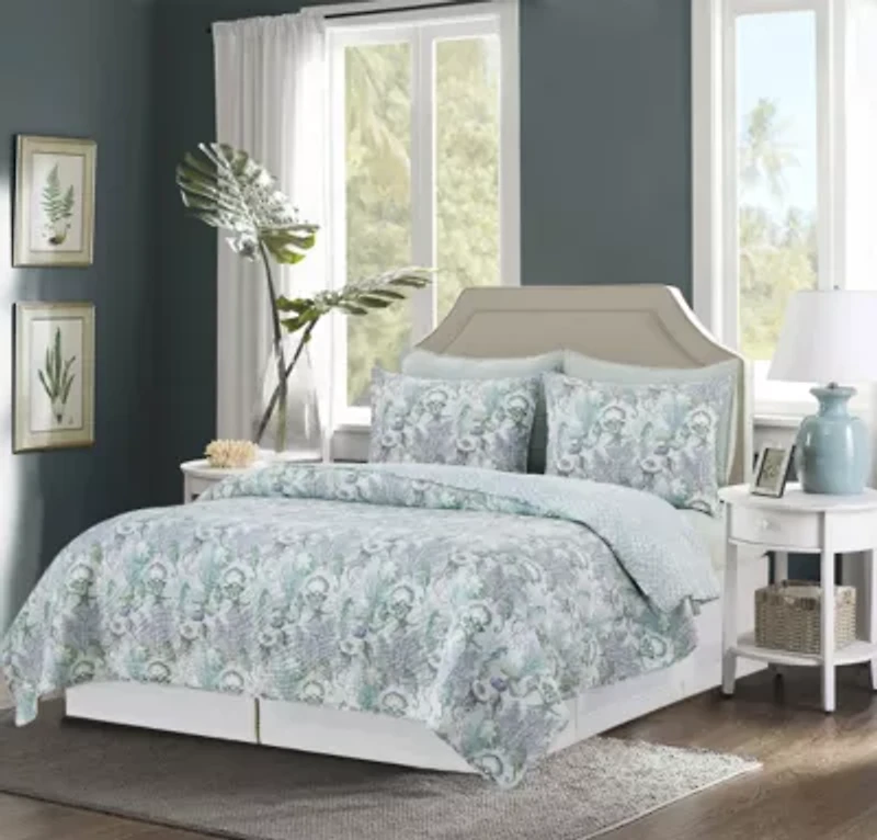Shoreline Waters Full/Queen 3-Piece Quilt Set