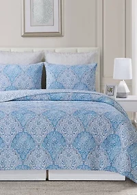 Chinoiserie Coast Quilt Set