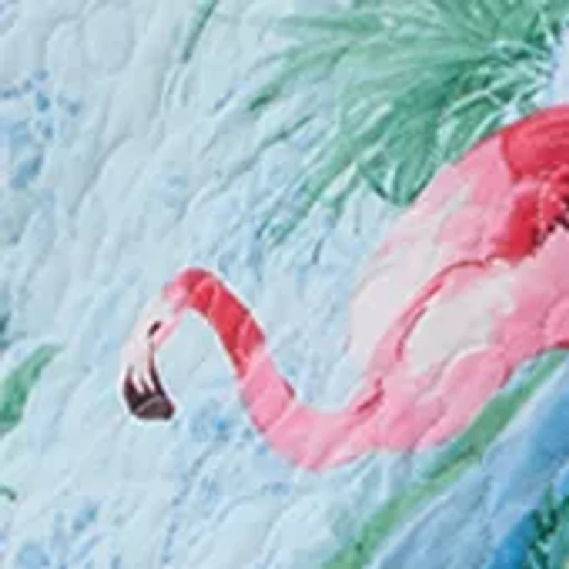Flamingo Palms Bedding Set