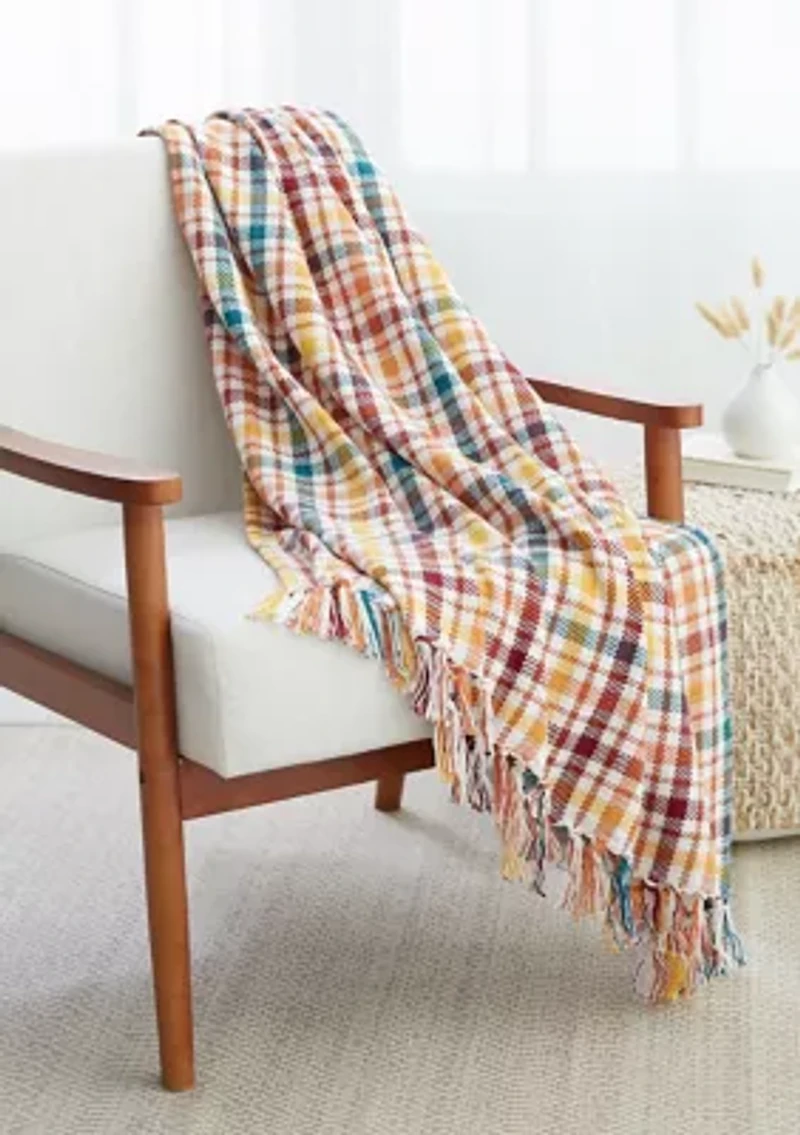 Radley Plaid Throw Blanket