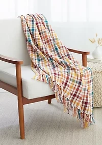 Radley Plaid Throw Blanket