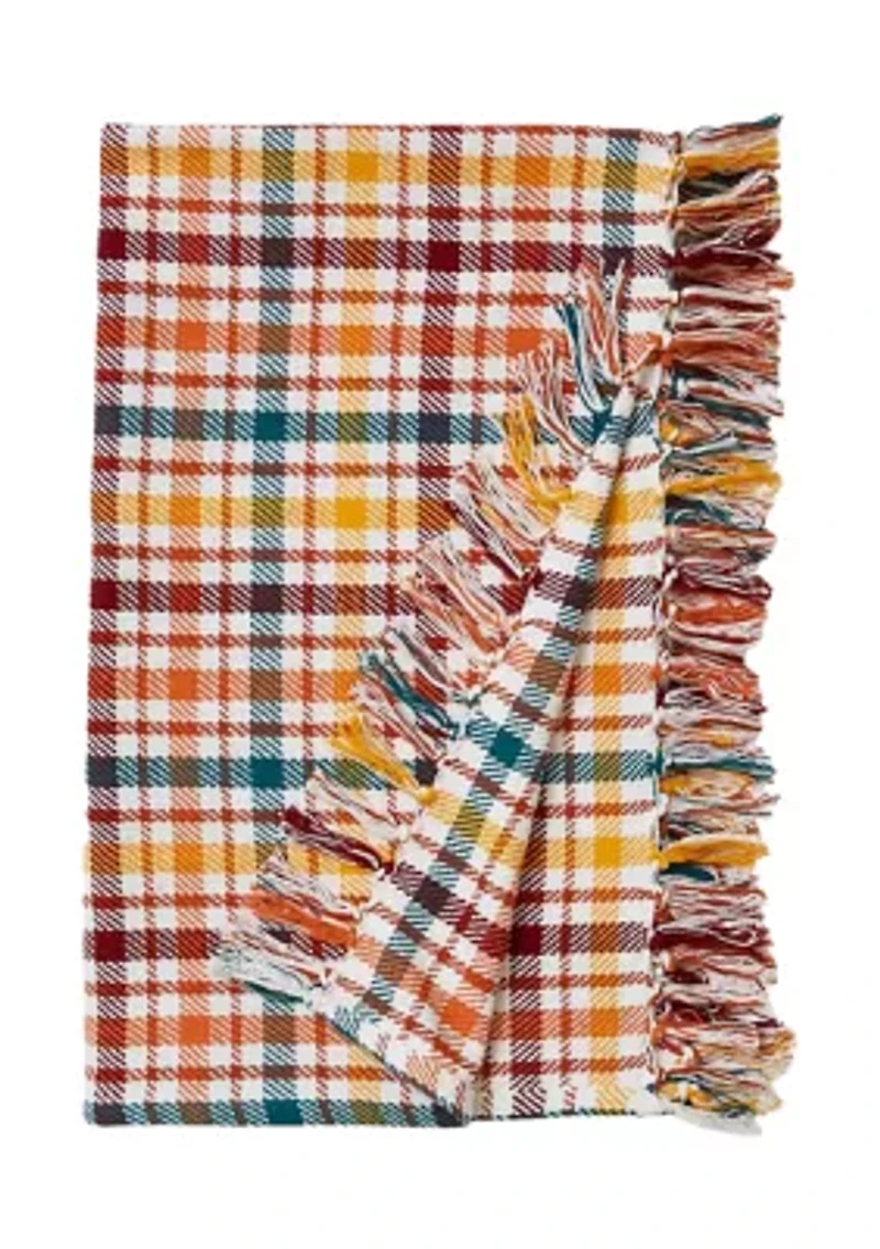 Radley Plaid Throw Blanket