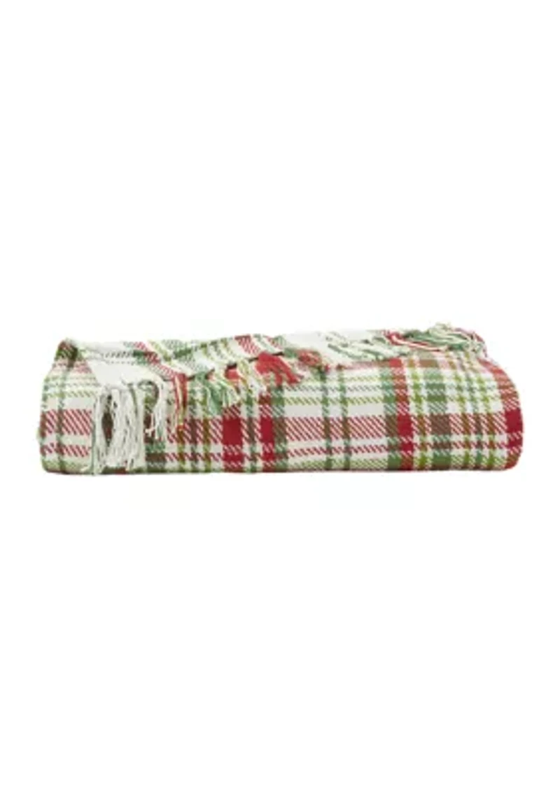 Joel Plaid Throw Blanket