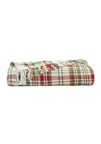 Joel Plaid Throw Blanket