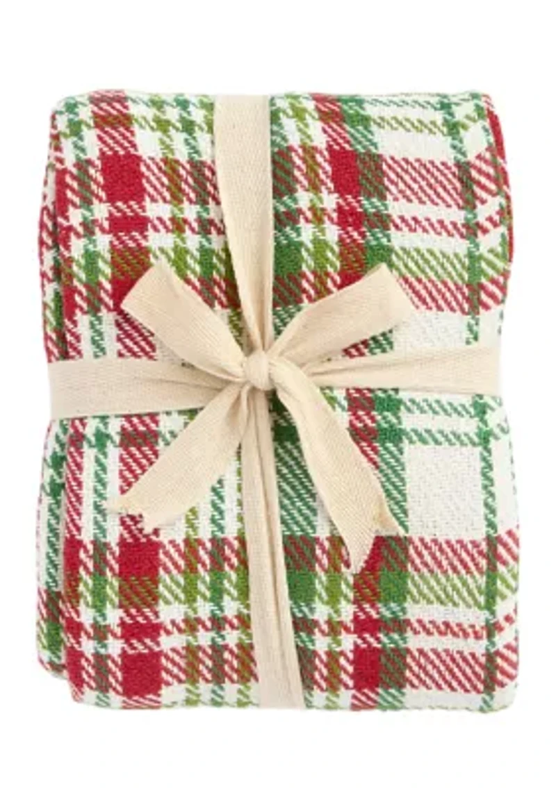 Joel Plaid Throw Blanket