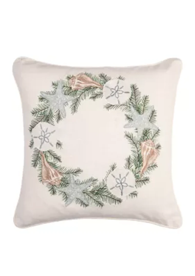 Shell Wreath Pillow