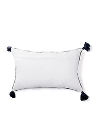 Cabana Striped Tassel Pillow