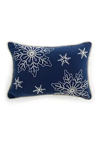 Snowy Holiday Pillow