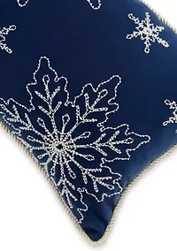 Snowy Holiday Pillow