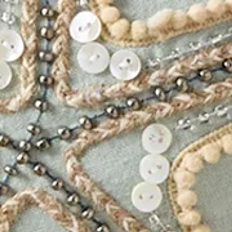 Embroidered Starfish Pillow