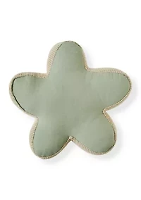 Embroidered Starfish Pillow