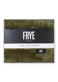 Midland Faux Fur Solid Throw Blanket