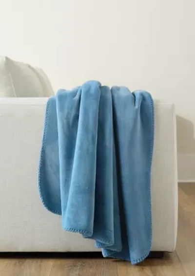 Milk Flannel Throw Blanket