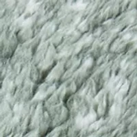 Cationic Reverse Sherpa Throw Blanket