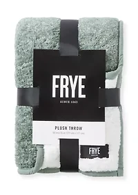 Cationic Reverse Sherpa Throw Blanket