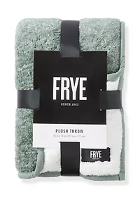 Cationic Reverse Sherpa Throw Blanket