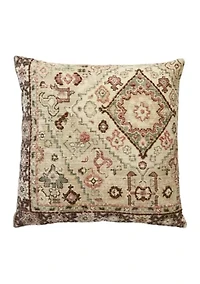 Pale Persian Carpet Decorative Pillow