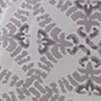 Tile Border Print 3-Piece Quilt Set