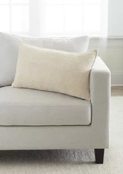 Embossed Chenille Pillow