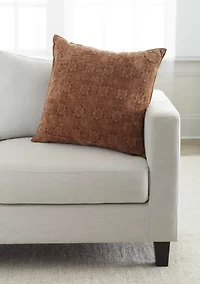 Embossed Chenille Pillow