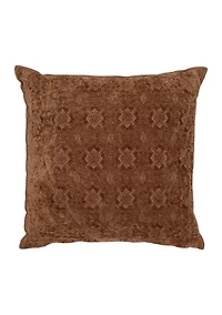 Embossed Chenille Pillow