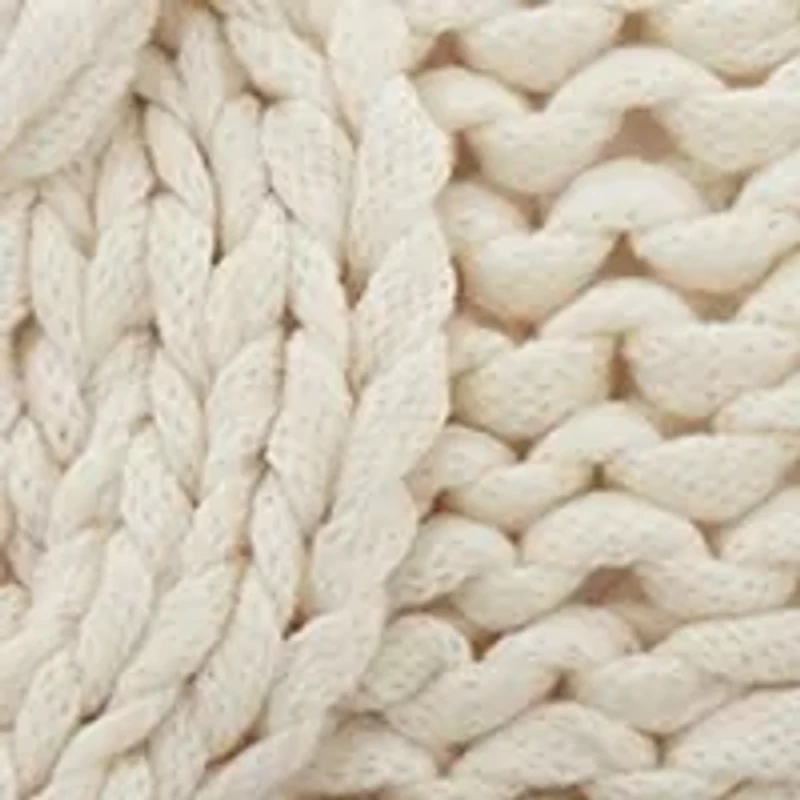 Chunky Knit Triple Cable Throw Pillow