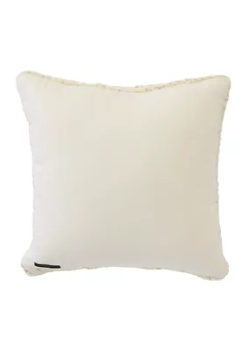 Chunky Knit Triple Cable Throw Pillow