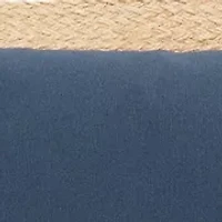 Jute Trim Canvas Pillow