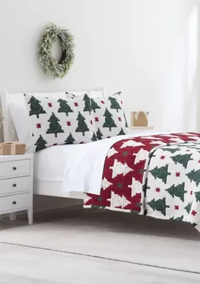 Tree 3-Piece Quilt Set