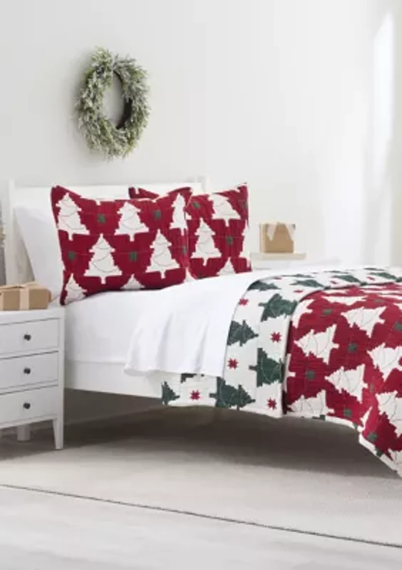 Tree 3-Piece Quilt Set