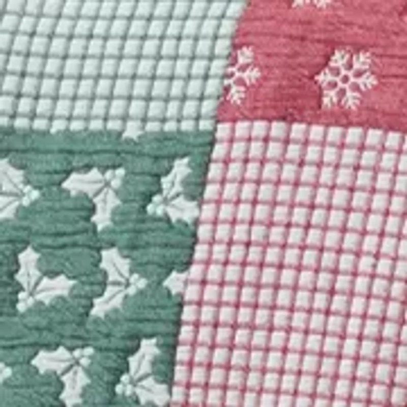Holiday Patchwork 3-Piece Quilt Set