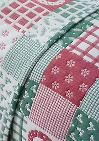 Holiday Patchwork 3-Piece Quilt Set
