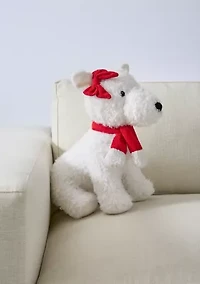 Bow Dog Pillow