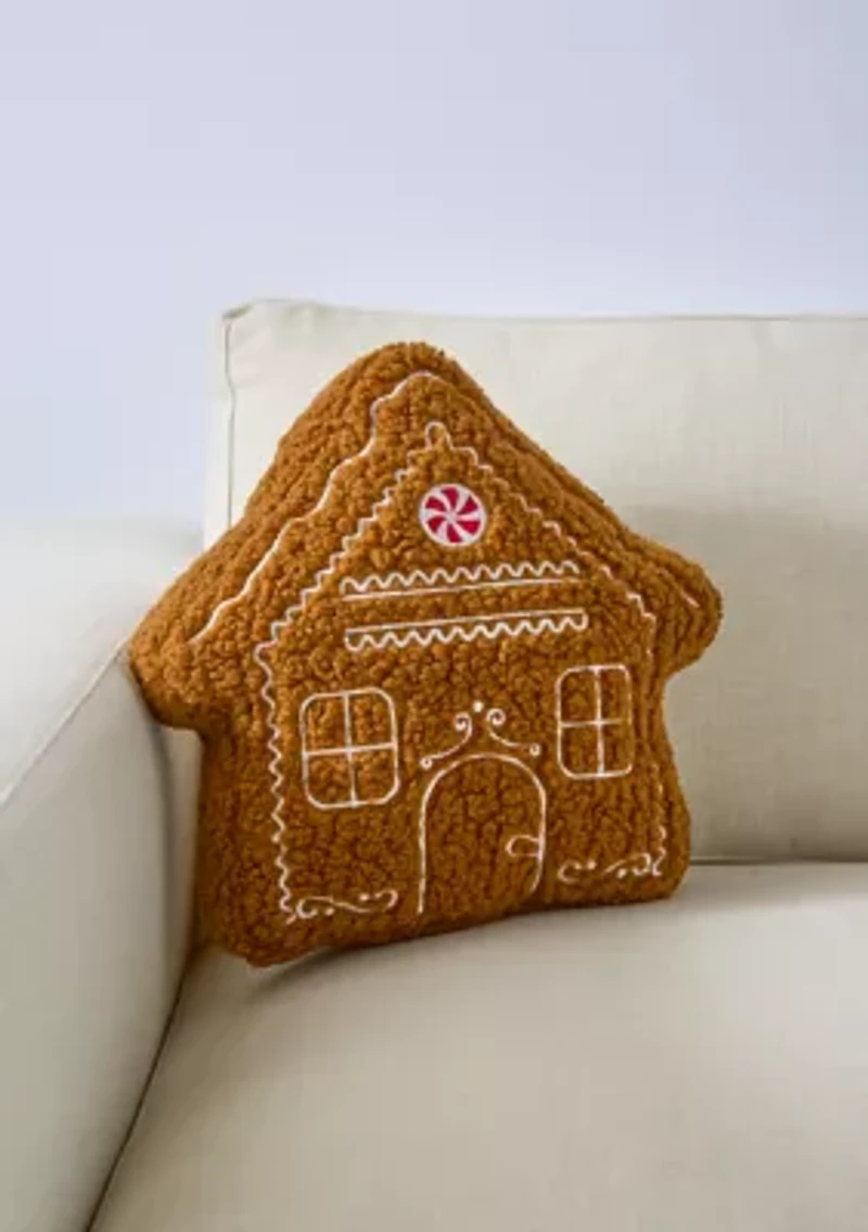 Gingerbread House Pillow