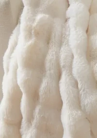 Carved Faux Throw Blanket