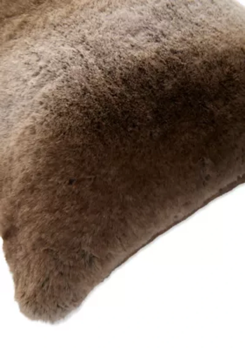 Faux Fur Reversible Pillow