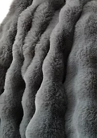 Carved Faux Throw Blanket