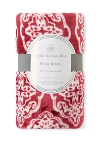 Medallion Plush Throw Blanket