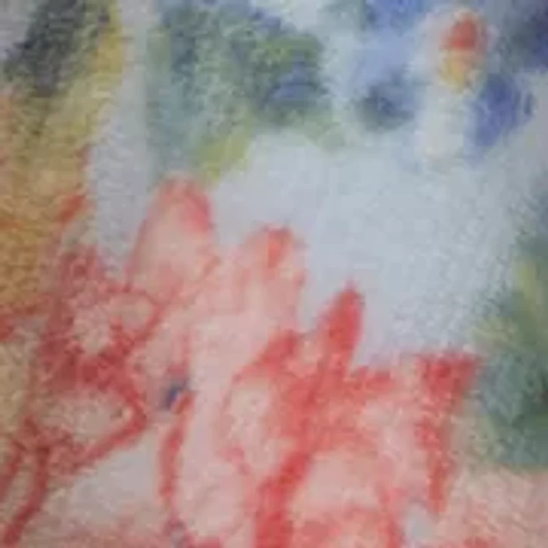 Multi Floral Plush Throw Blanket