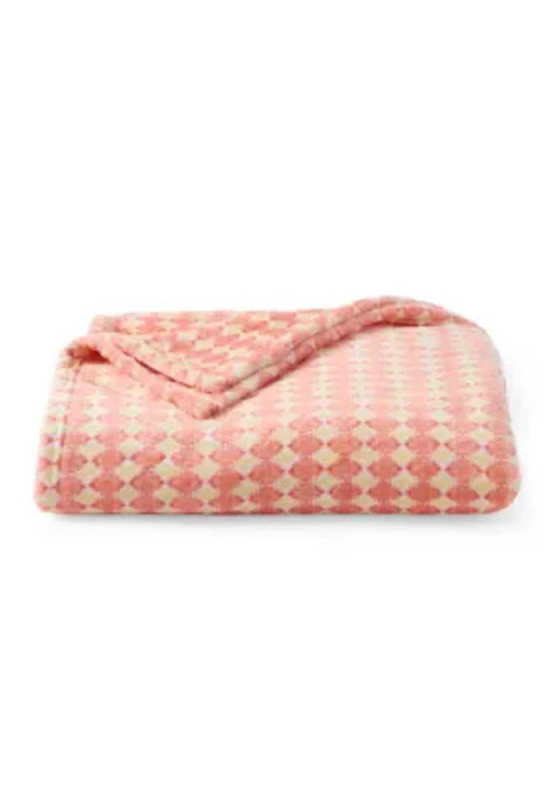 Foulard Plush Throw Blanket