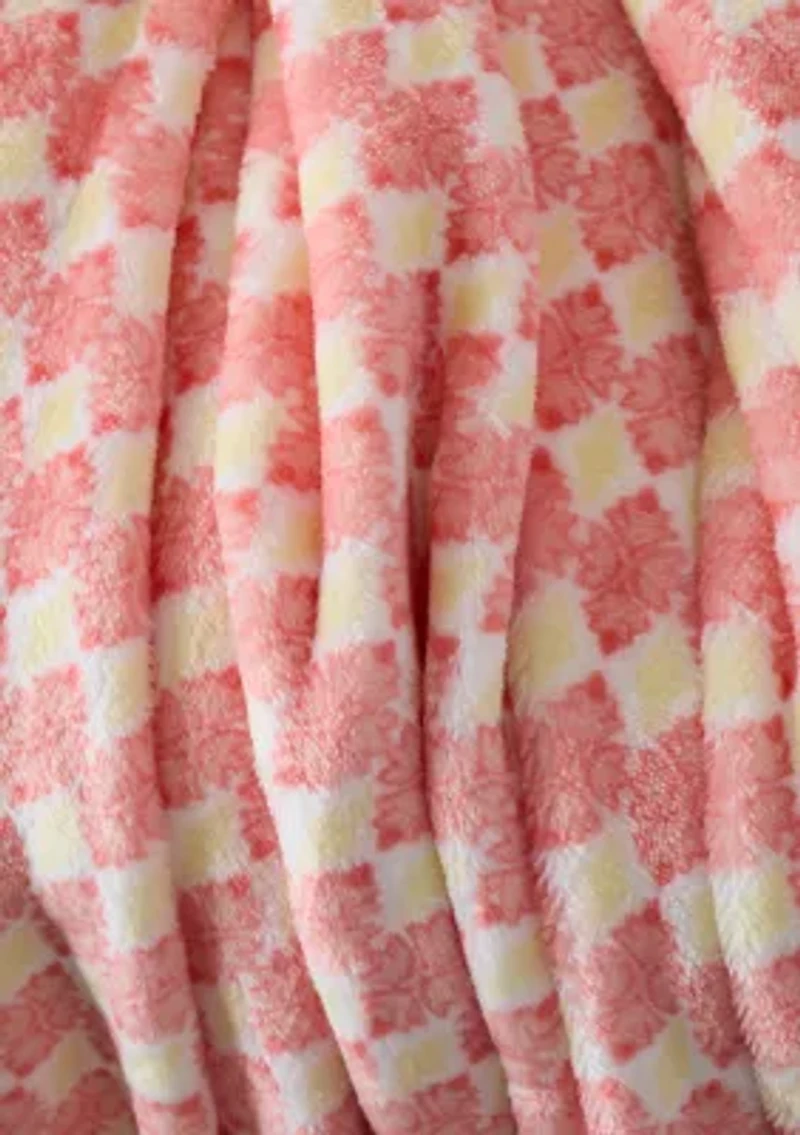 Foulard Plush Throw Blanket
